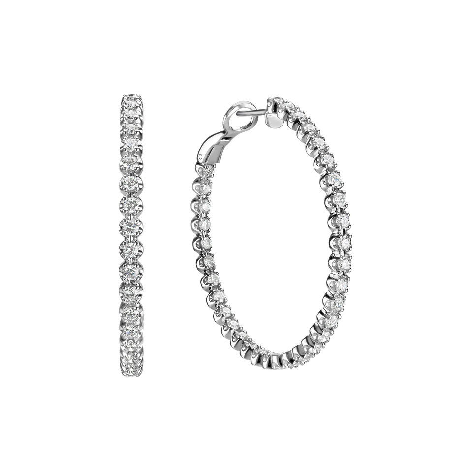 Náušnice s diamantmi Diamonds Eye