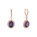Náušnice s ametystom diamantmi Penny3