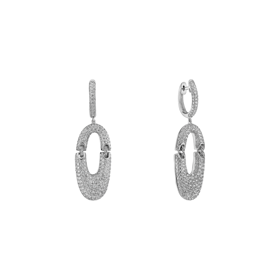 Náušnice s diamantmi Weslee