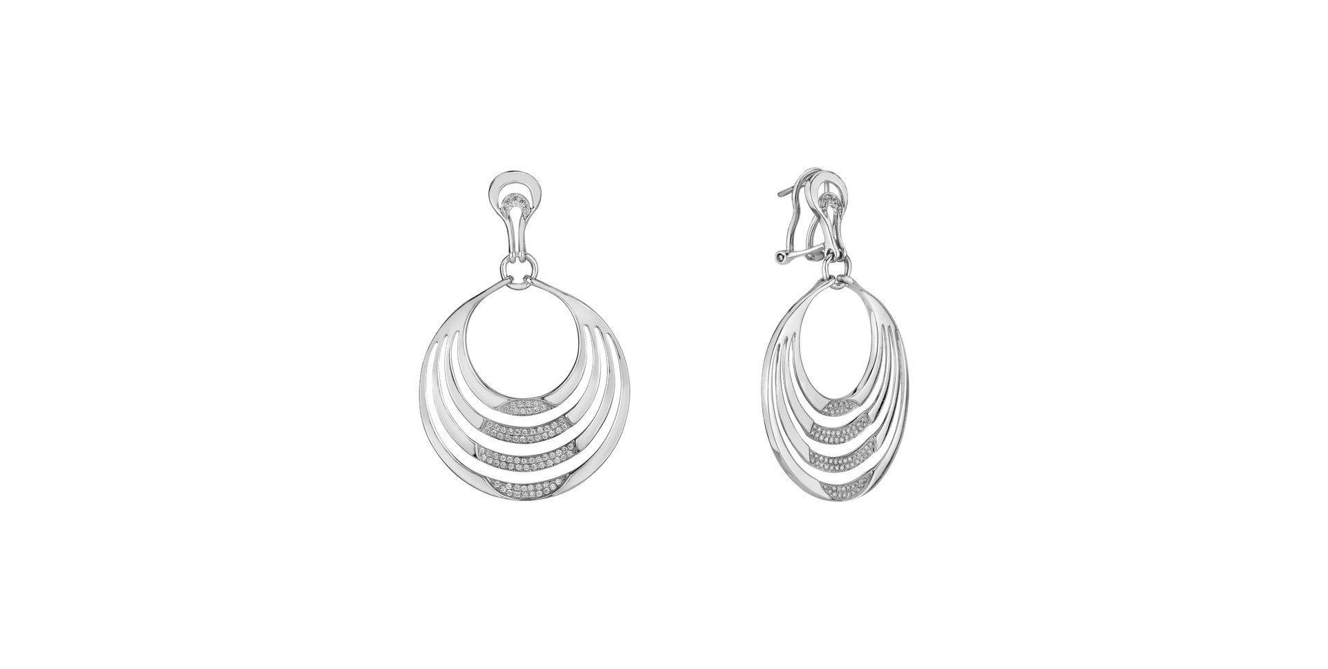 Náušnice s diamantmi Exclusive Moment