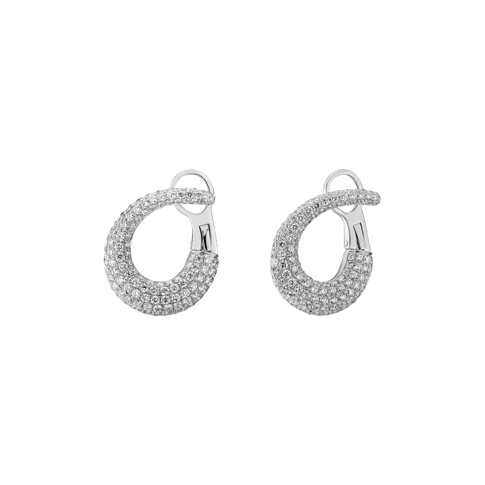 Náušnice s diamantmi Melodic Dream