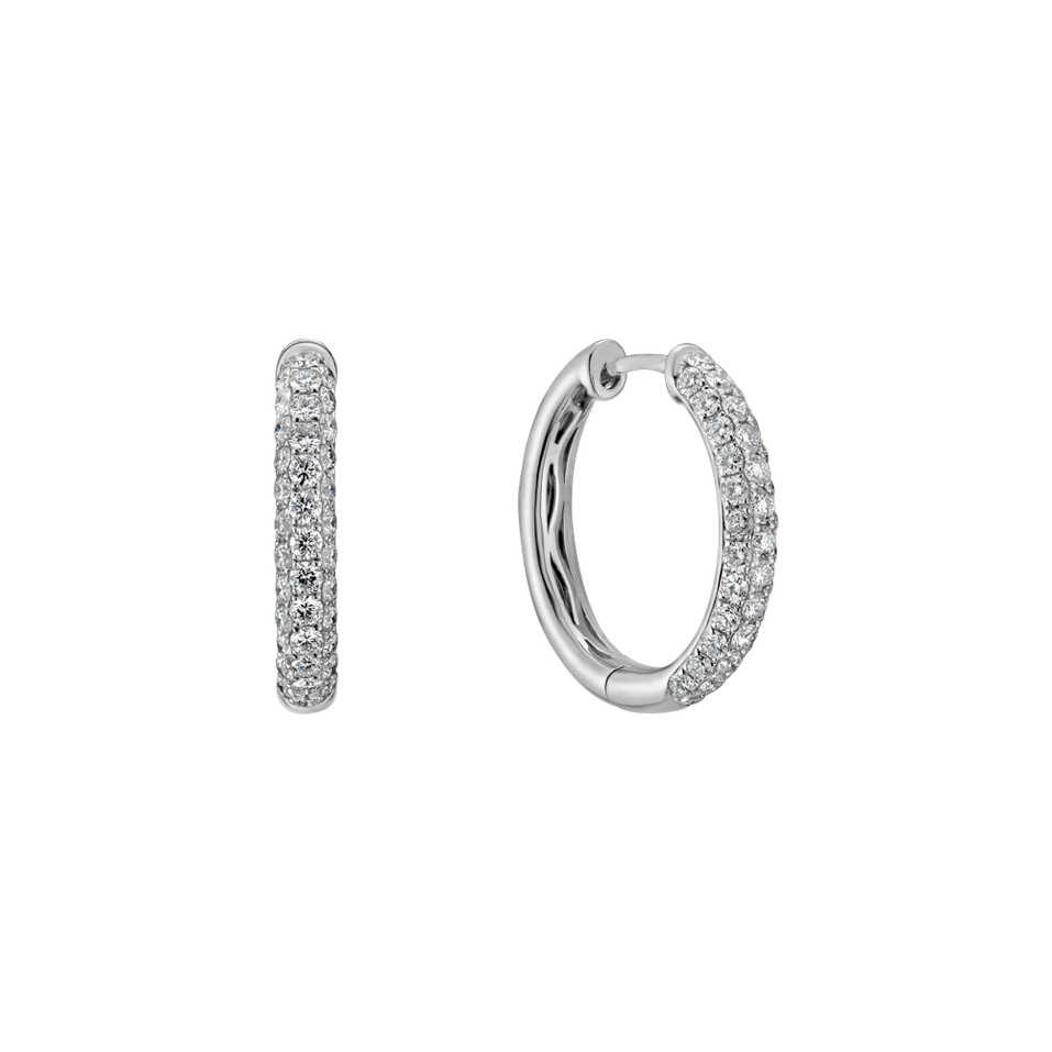 Náušnice s diamantmi Semirammis