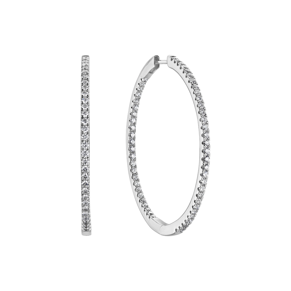 Náušnice s diamantmi Princeliness