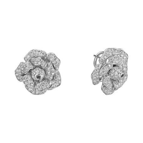 Náušnice s diamantmi High & Pure