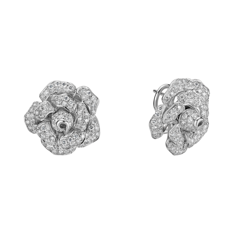 Náušnice s diamantmi High & Pure