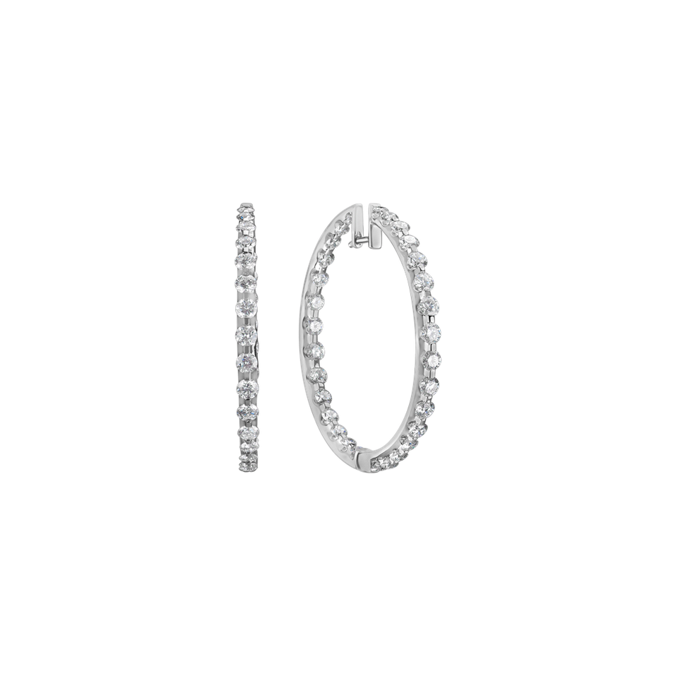 Náušnice s diamantmi Starry Sky