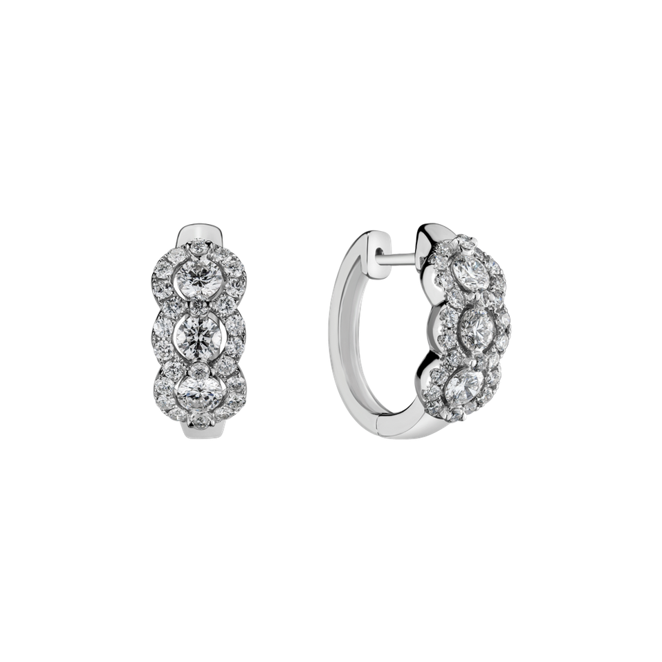 Náušnice s diamantmi Gentle Gleam