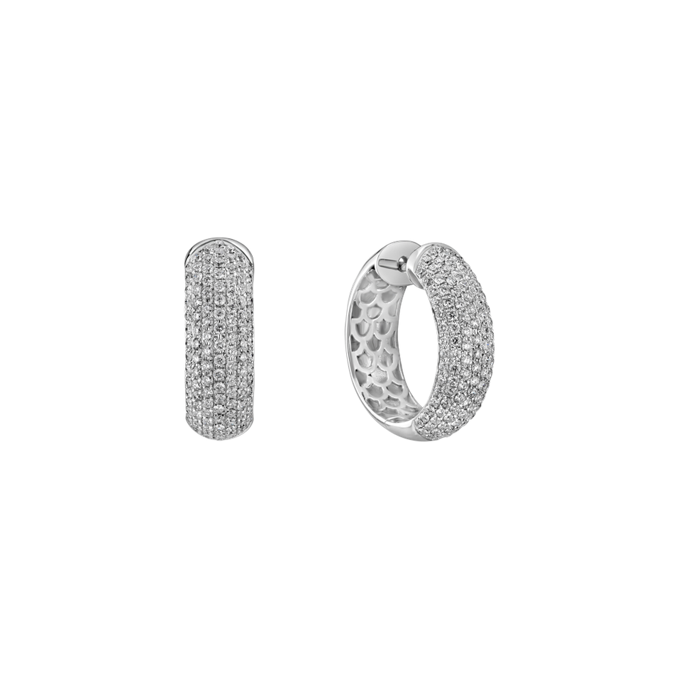 Náušnice s diamantmi Orient Heaven