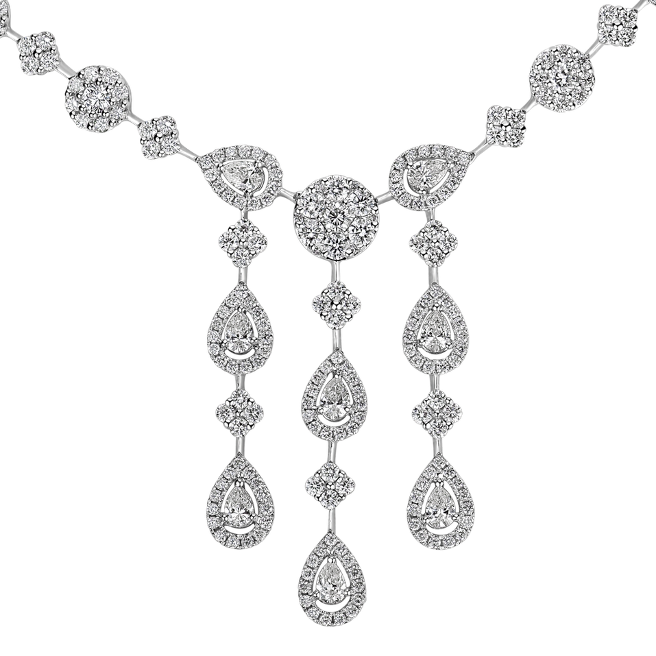 Náhrdelník s diamantmi charming morning dew