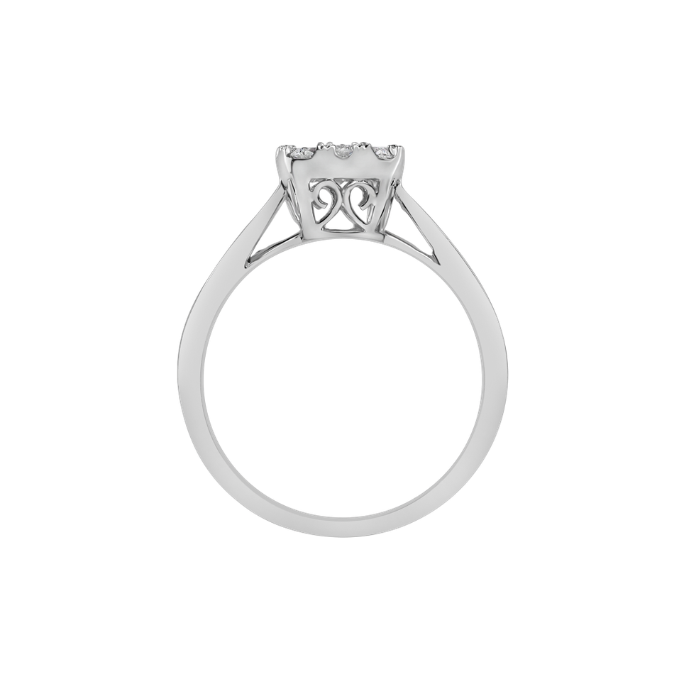 Prsteň s diamantmi Vivien