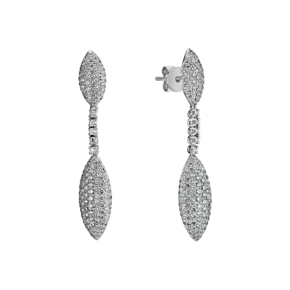 Náušnice s diamantmi Natural Bethany