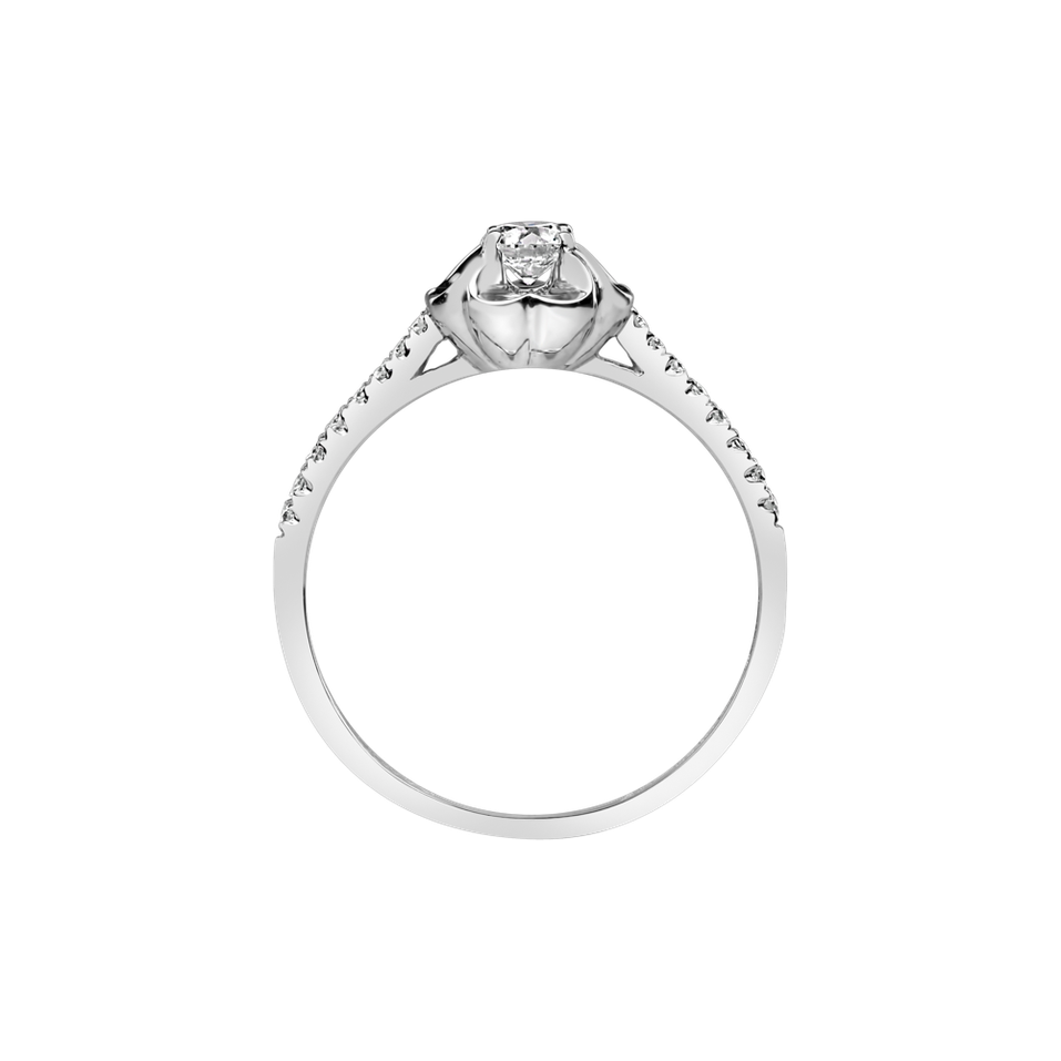 Prsteň s diamantmi Flower Vow
