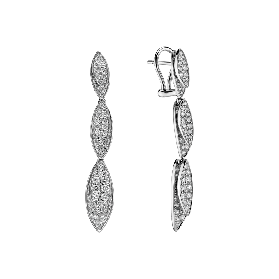 Náušnice s diamantmi Moulin Rouge