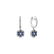 Náušnice s diamantmi a zafírmi Blooming Jewellery3