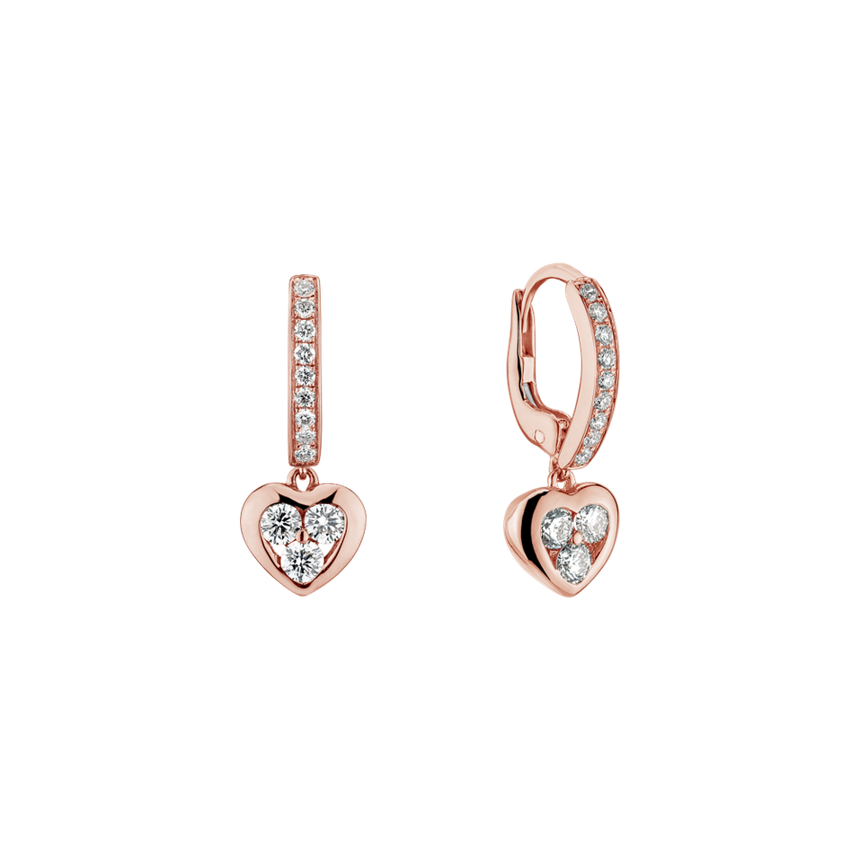 Náušnice s diamantmi Empathy