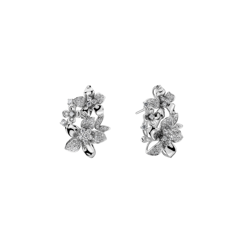 Náušnice s diamantmi Royal Gardens