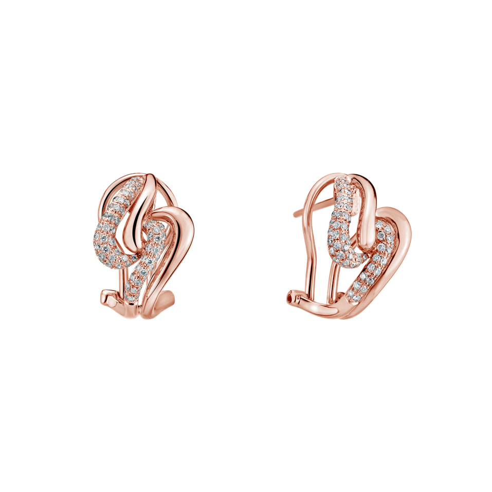 Náušnice s diamantmi Twinkle Hit