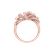 Prsteň s diamantmi Pink Rosemary3