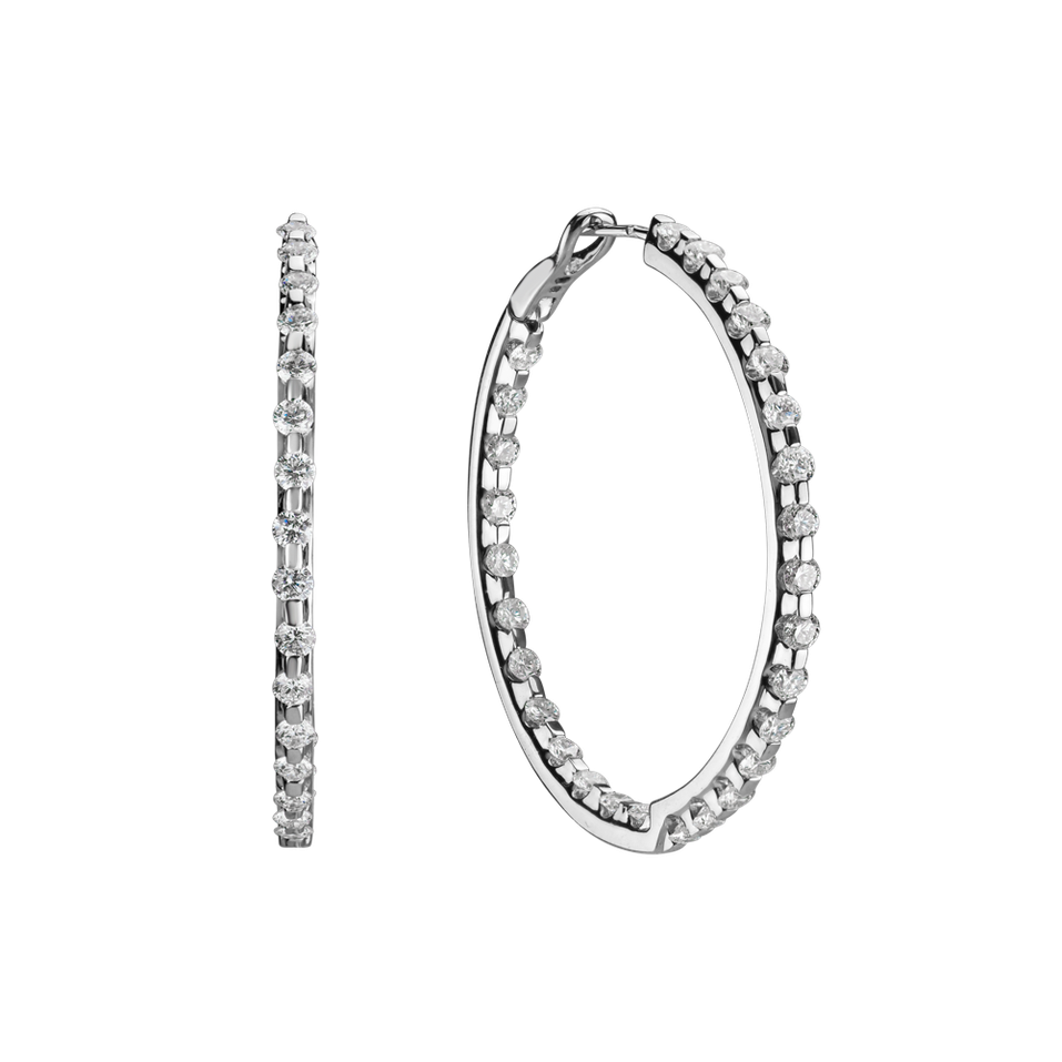 Náušnice s diamantmi Moonlight Eminence