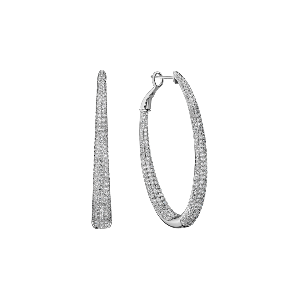 Náušnice s diamantmi Montre