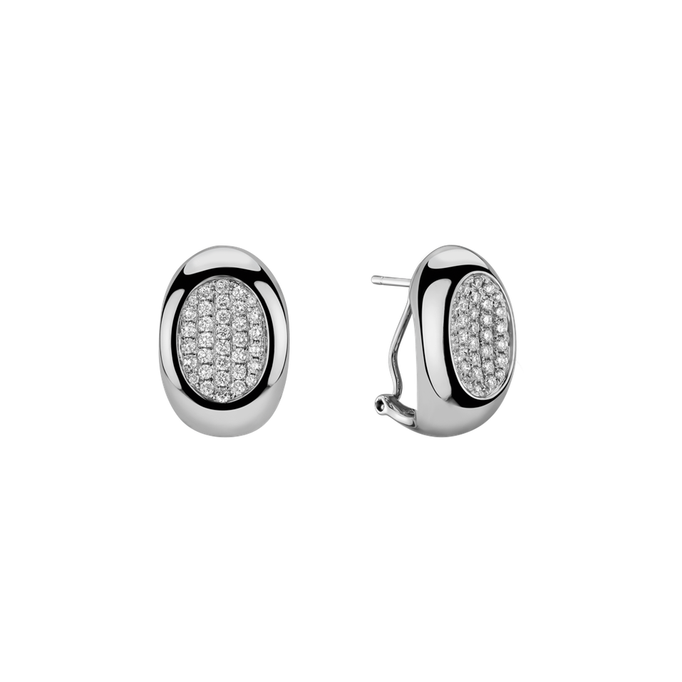 Náušnice s diamantmi Magnetizing
