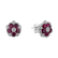 Náušnice s diamantmi a rubínmi Ruby Mood3
