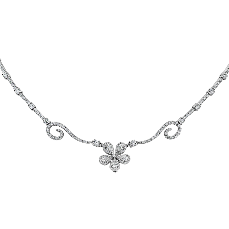 Náhrdelník s diamantmi Proud