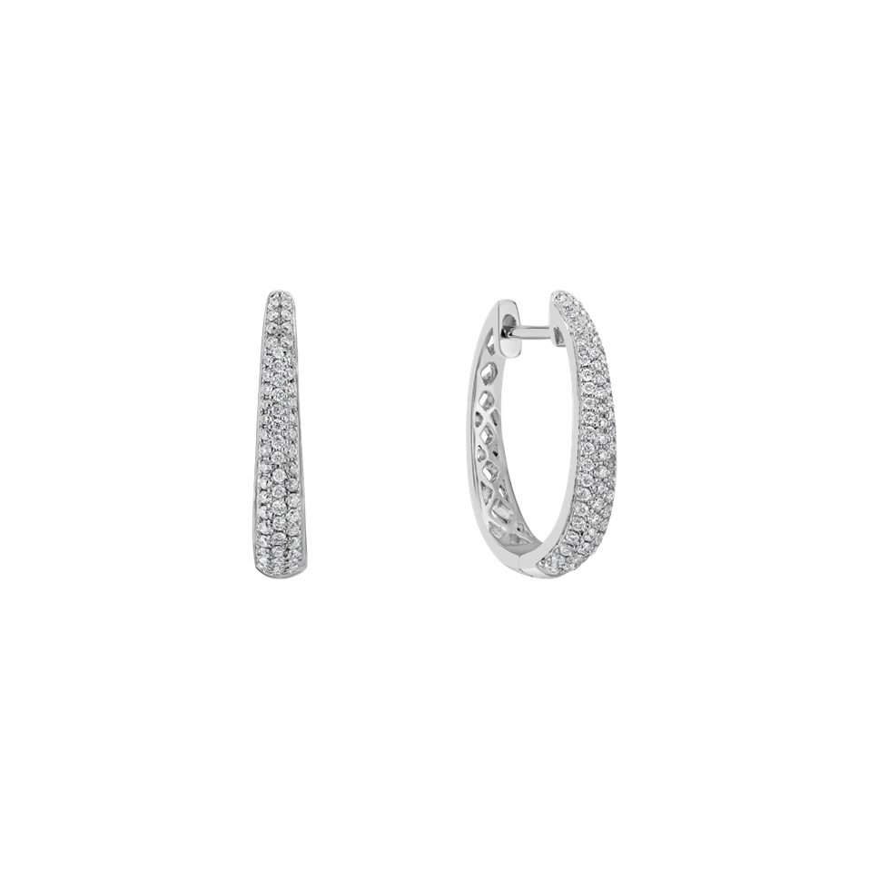 Náušnice s diamantmi Tender Whisper