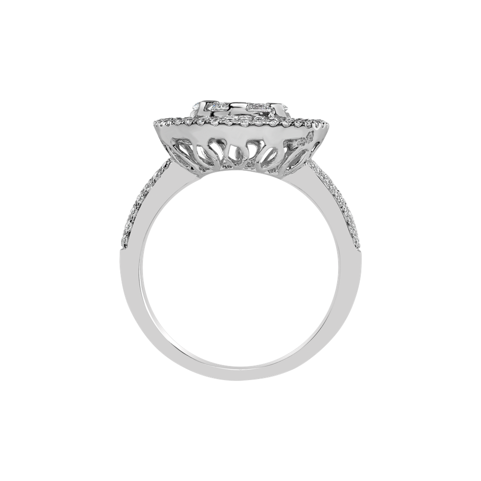 Prsteň s diamantmi Florine