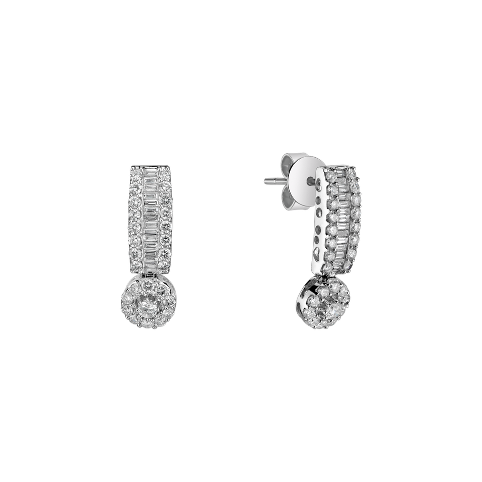 Náušnice s diamantmi Georgiana