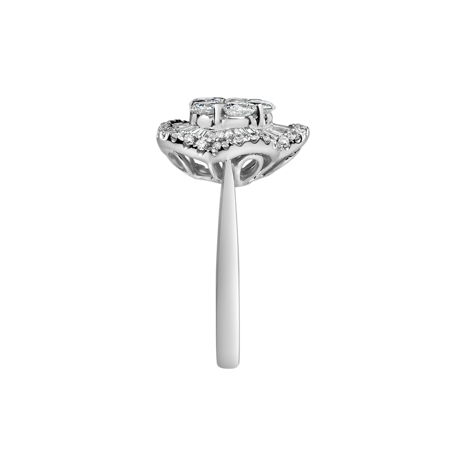 Prsteň s diamantmi Gwendoline