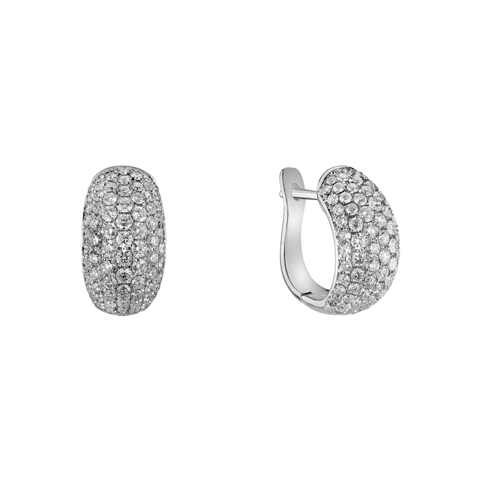 Náušnice s diamantmi Enormous Enthusiasm