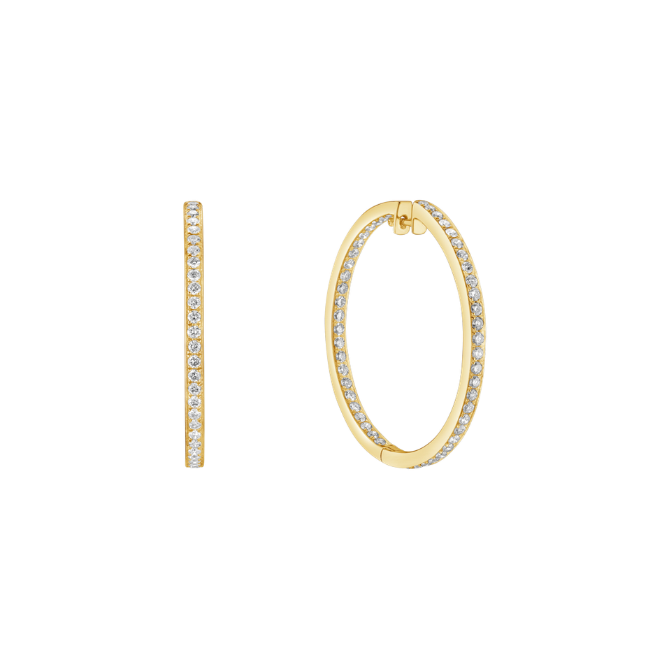 Náušnice s diamantmi Cassandra