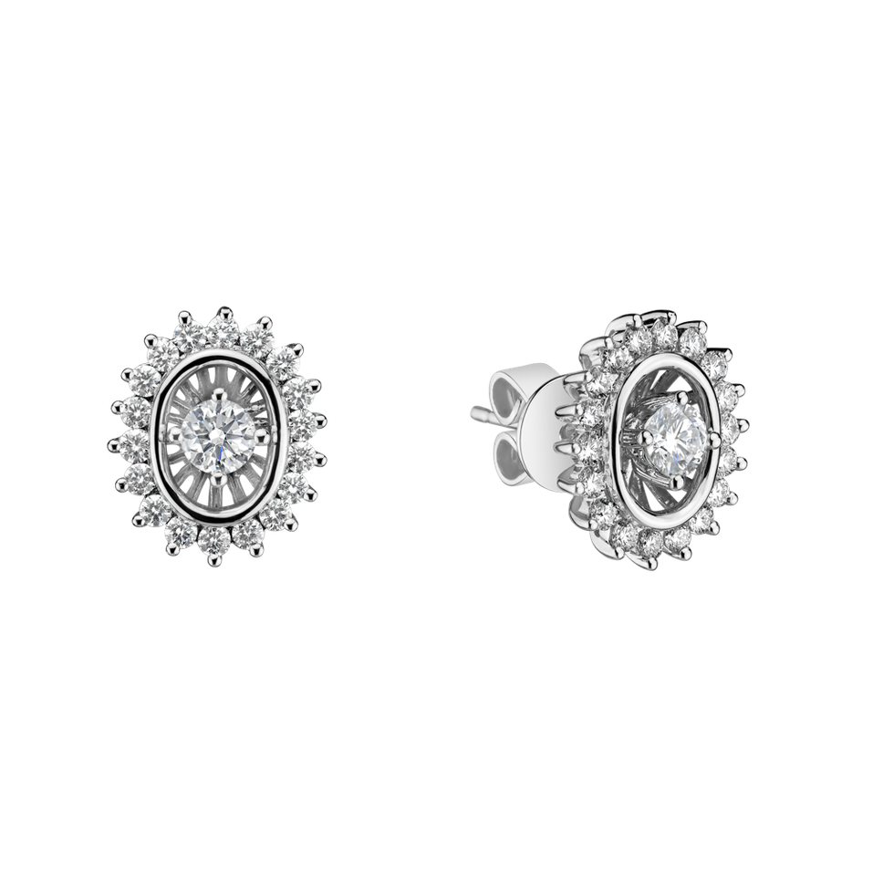 Náušnice s diamantmi Tiah