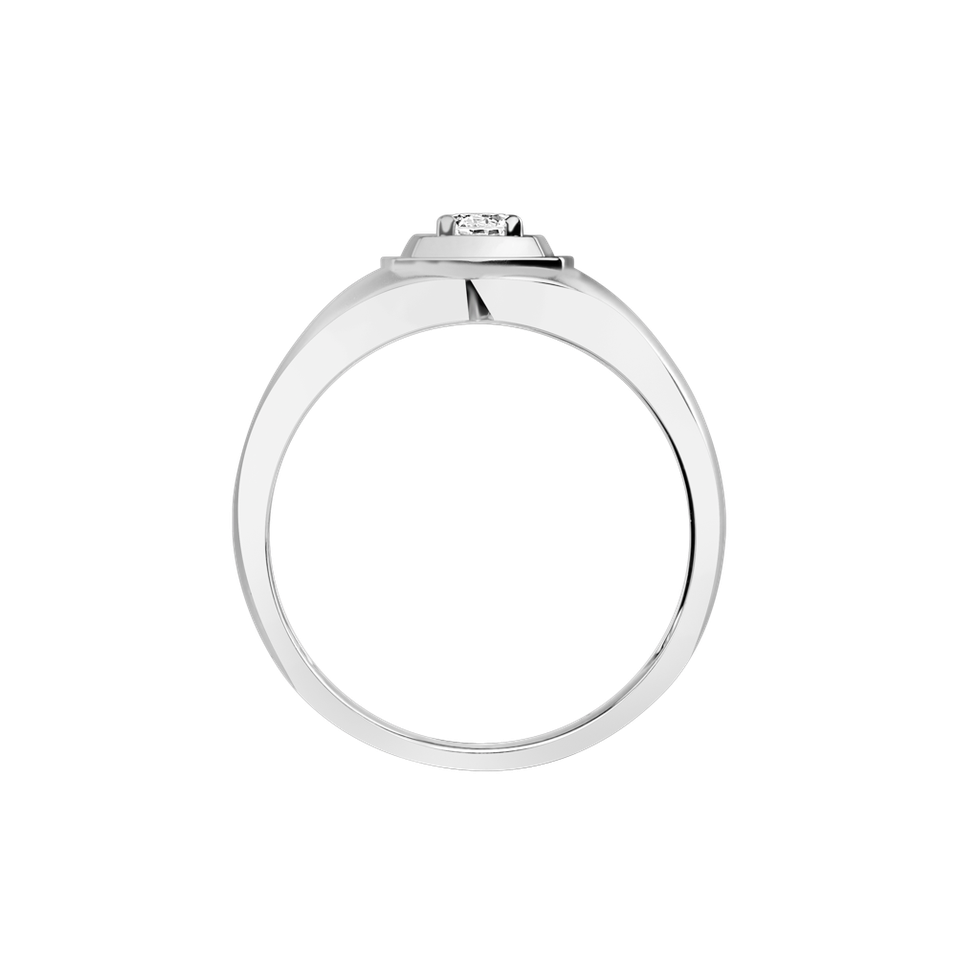 Prsteň s diamantom Moon Sin