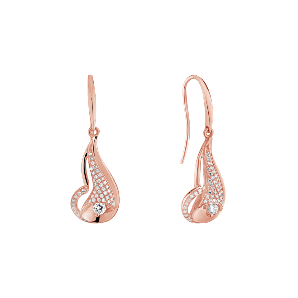 Náušnice s diamantmi Sunny Rain