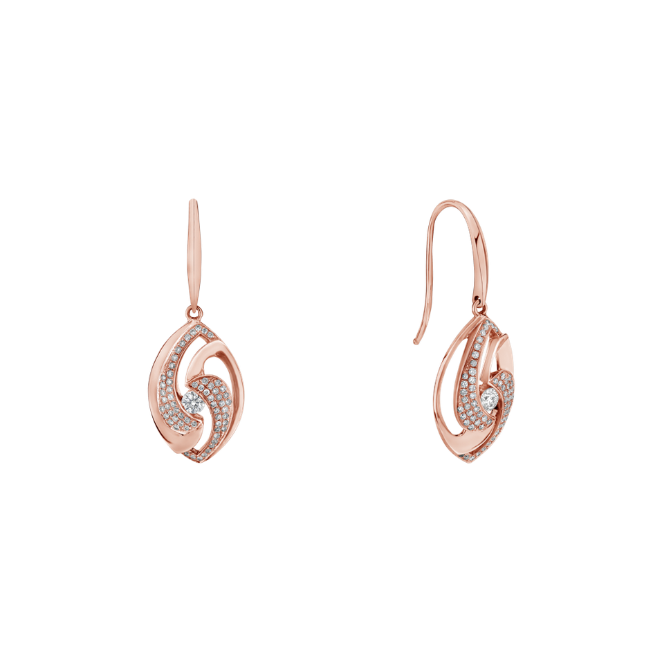 Náušnice s diamantmi Barnabas