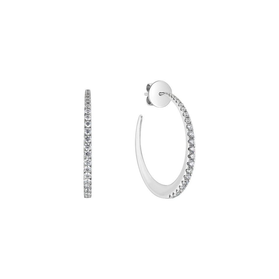 Náušnice s diamantmi Lunar Lament