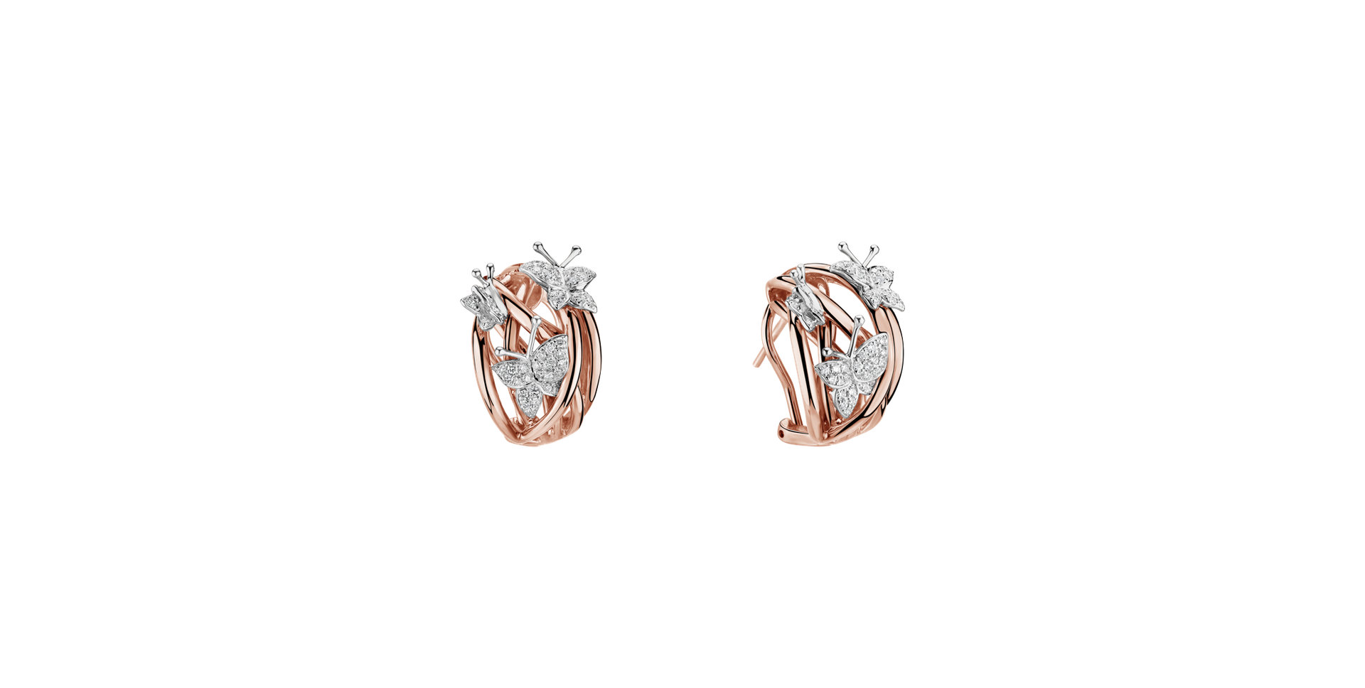 Náušnice s diamantmi Norah