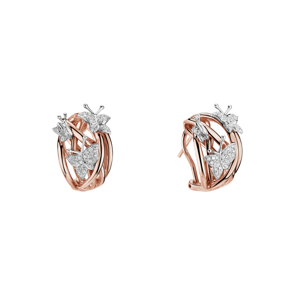 Náušnice s diamantmi Norah