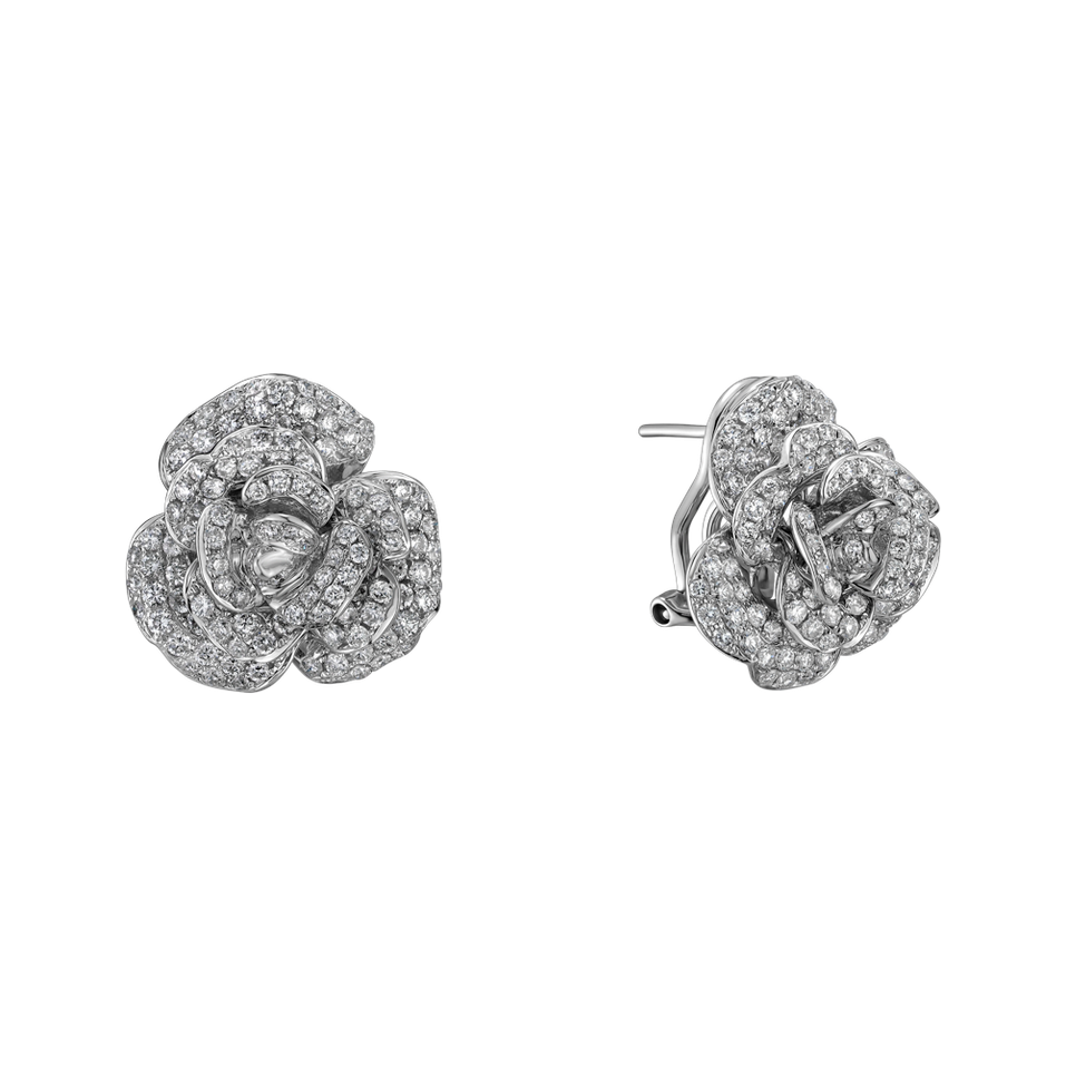 Náušnice s diamantmi Candlelight