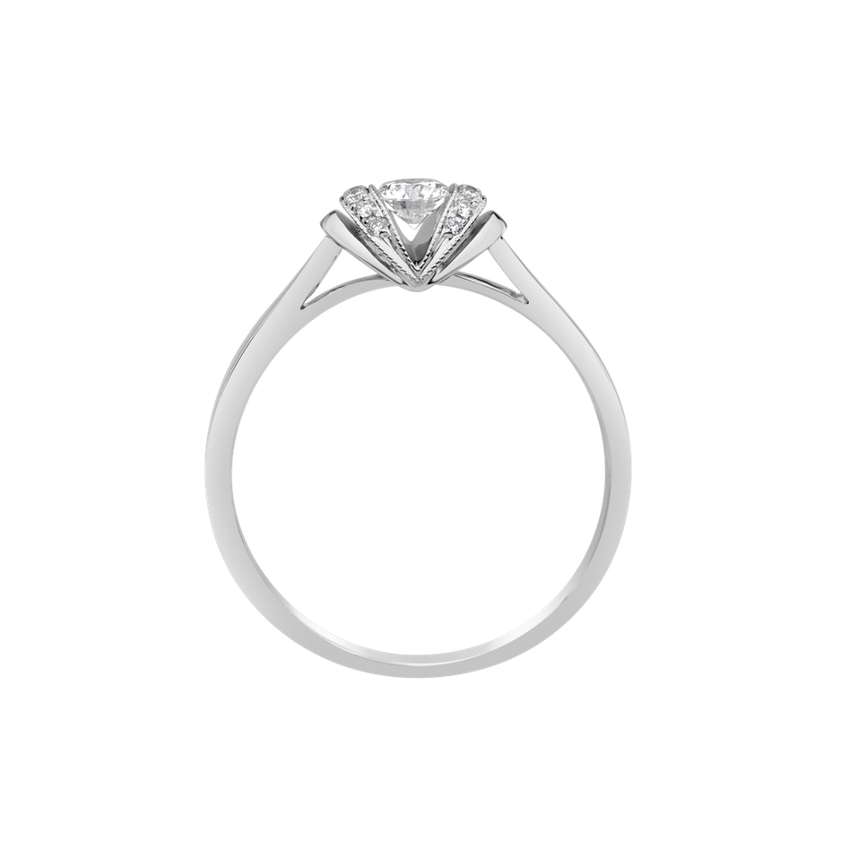 Prsteň s diamantmi Salomé