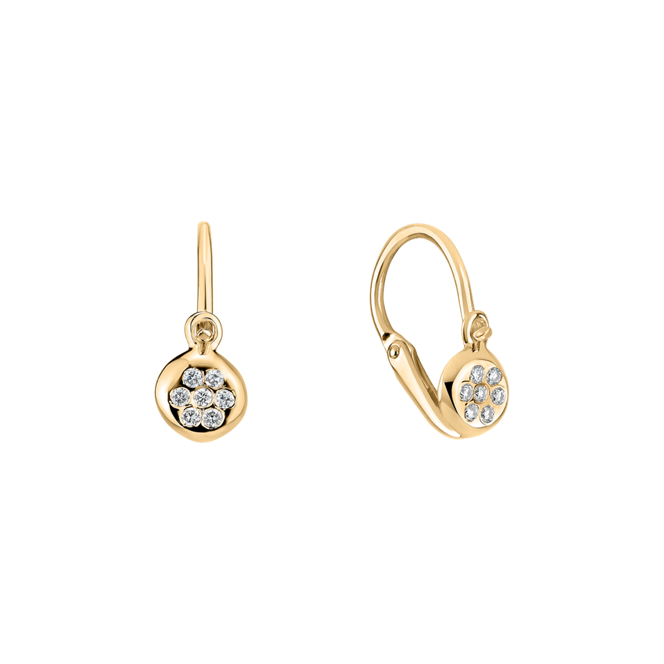 Detské náušnice s diamantmi Angel Galaxy