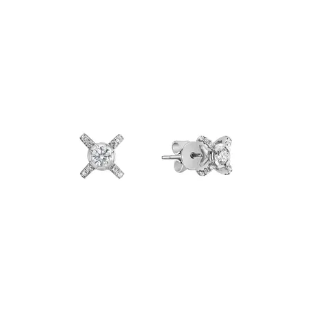 Náušnice s diamantmi Lovely Charm