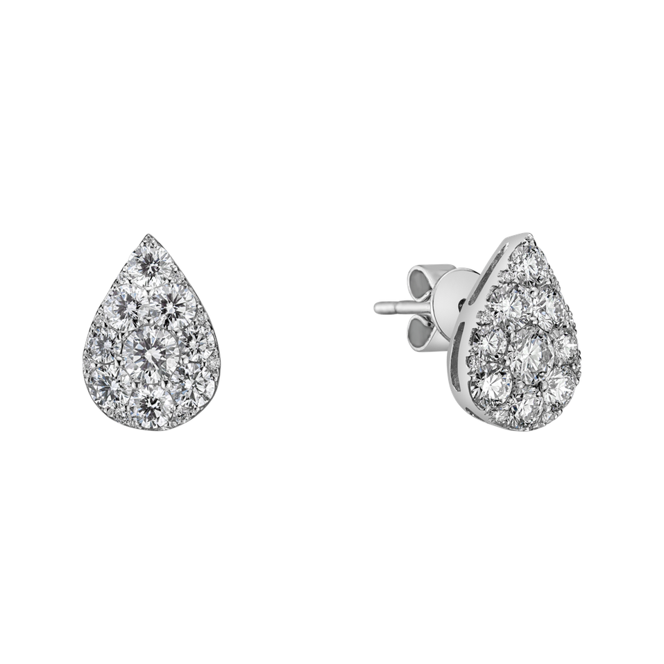 Náušnice s diamantmi Sparkle and Shine