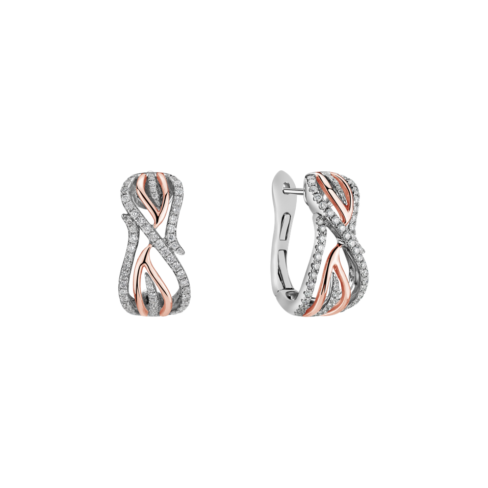 Náušnice s diamantmi Conall