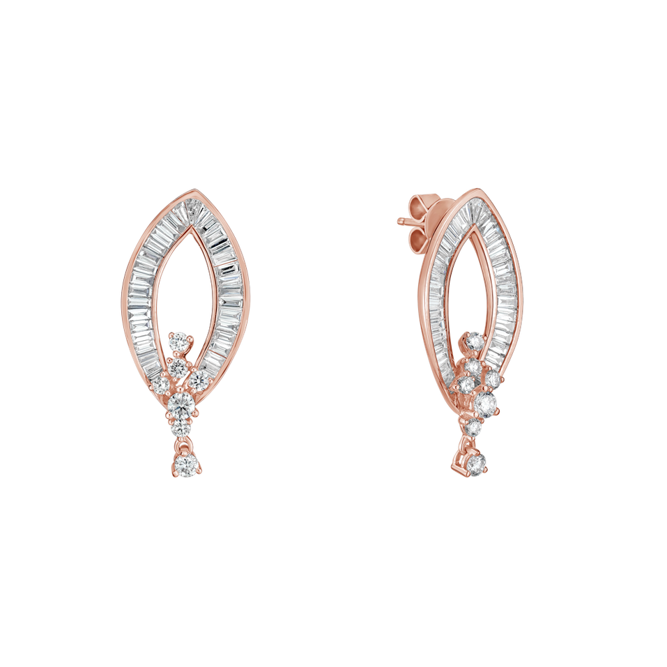 Náušnice s diamantmi Sky Kingdom