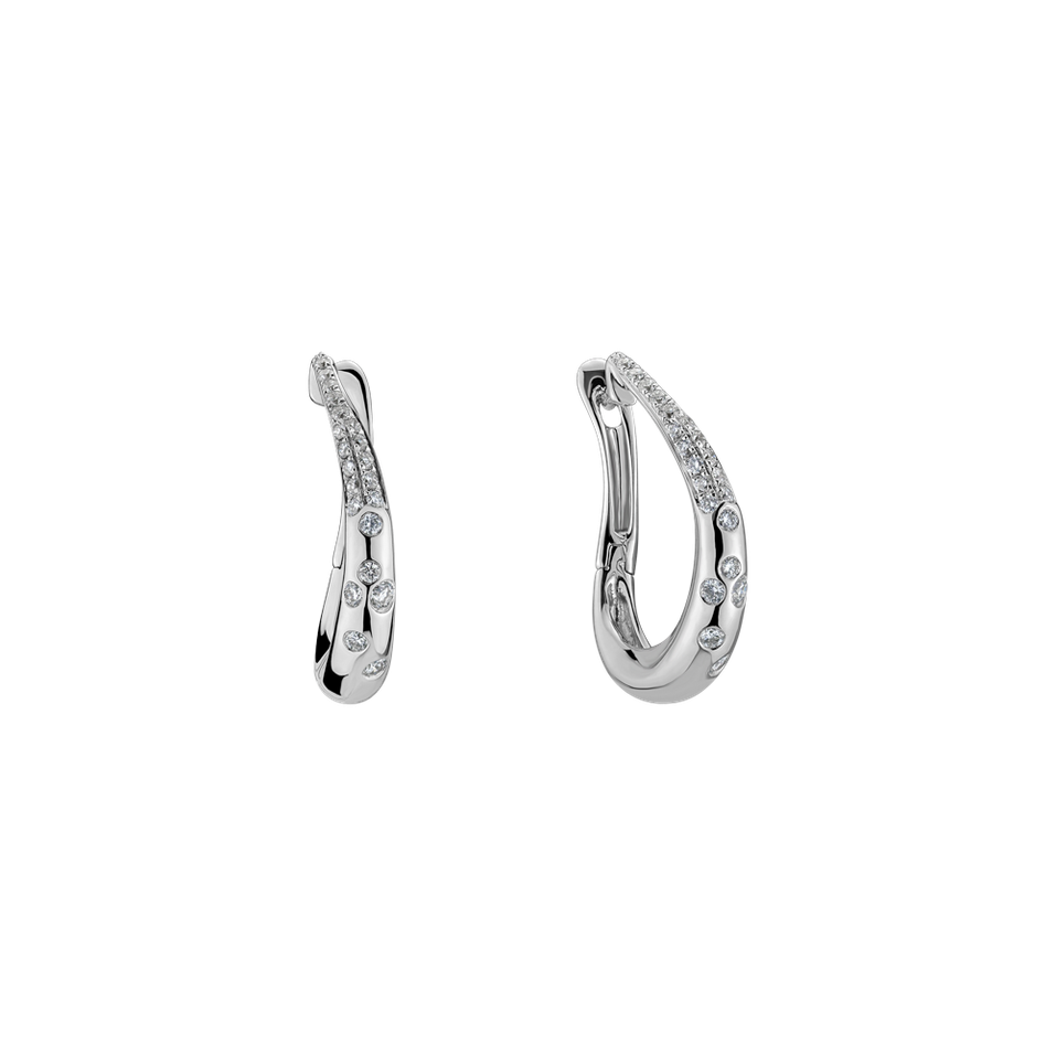 Náušnice s diamantmi Lieve