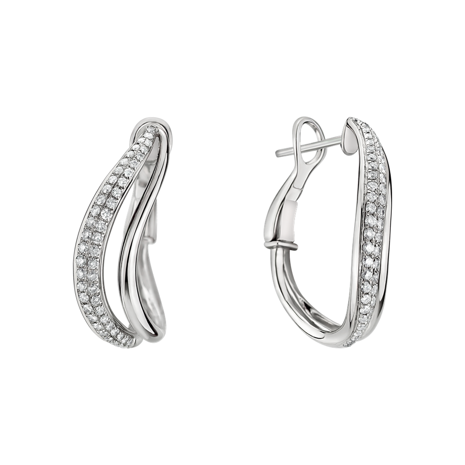 Náušnice s diamantmi Desiree