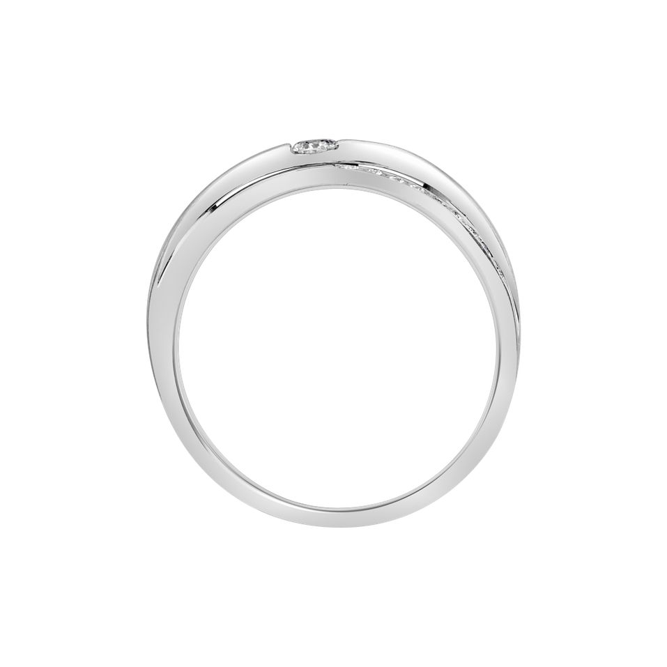 Prsteň s diamantmi Silent Vow